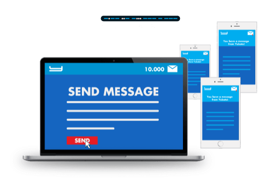 Communicate using one of the most modern and effective means of mass and in the same time personalized communication: Bulk SMS!