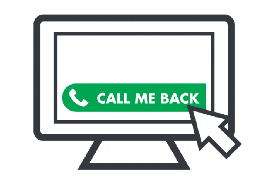 Direct telephone communication with the visitors of your website simply